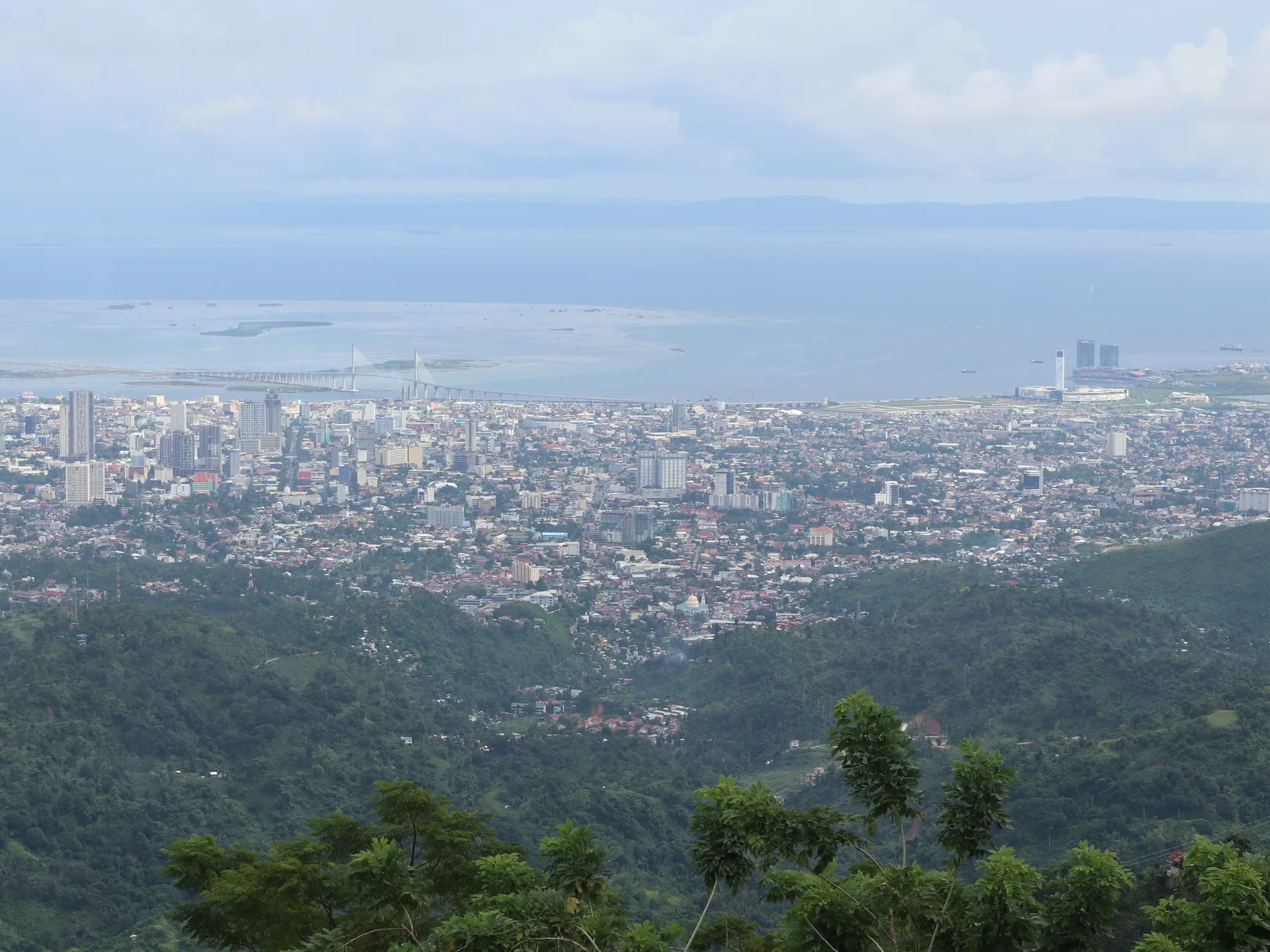 The Cebu City skyline seen from Tops Lookout